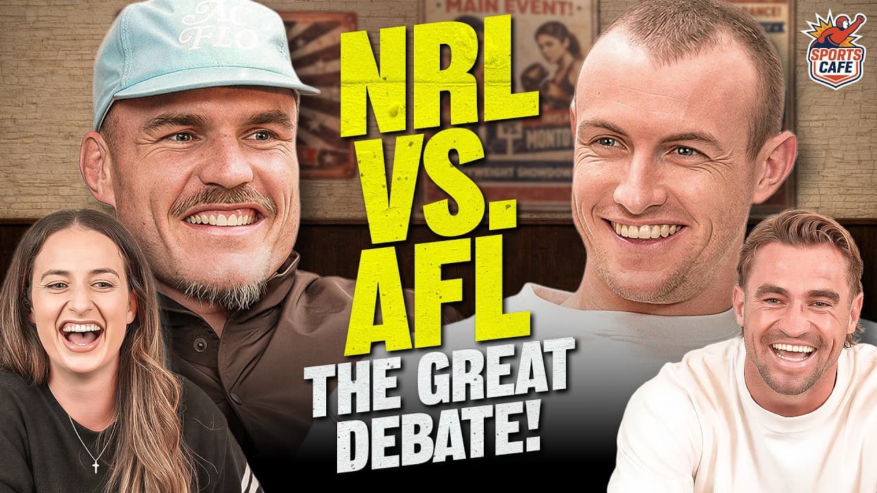 NRL Star Angus Crichton & AFL Star Chad Warner Go Head to Head!